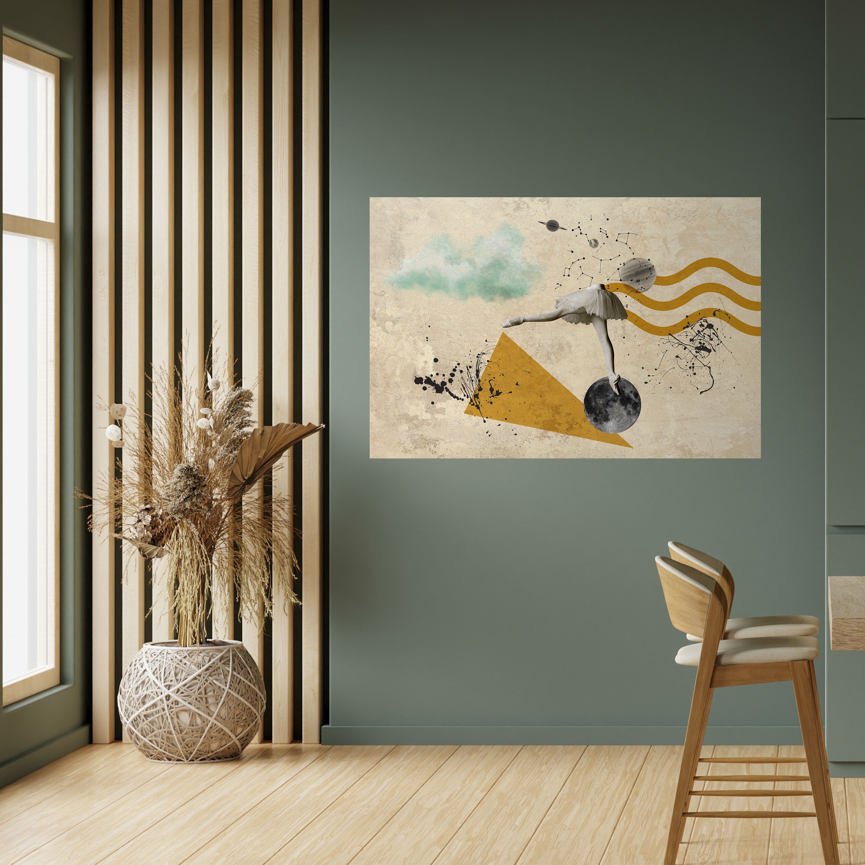 SHAPES OF BALLERINA Poster Horizontal Autocolante