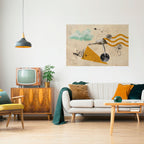 SHAPES OF BALLERINA Poster Horizontal Autocolante