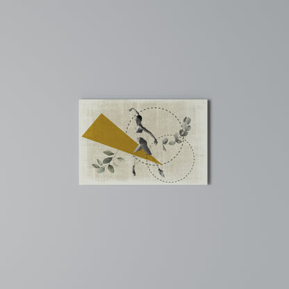 TRIANGLE MOVEMENT Horizontal Canvas Print