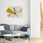 TRIANGLE MOVEMENT Poster Horizontal Autocolante