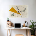 TRIANGLE MOVEMENT Poster Horizontal Autocolante