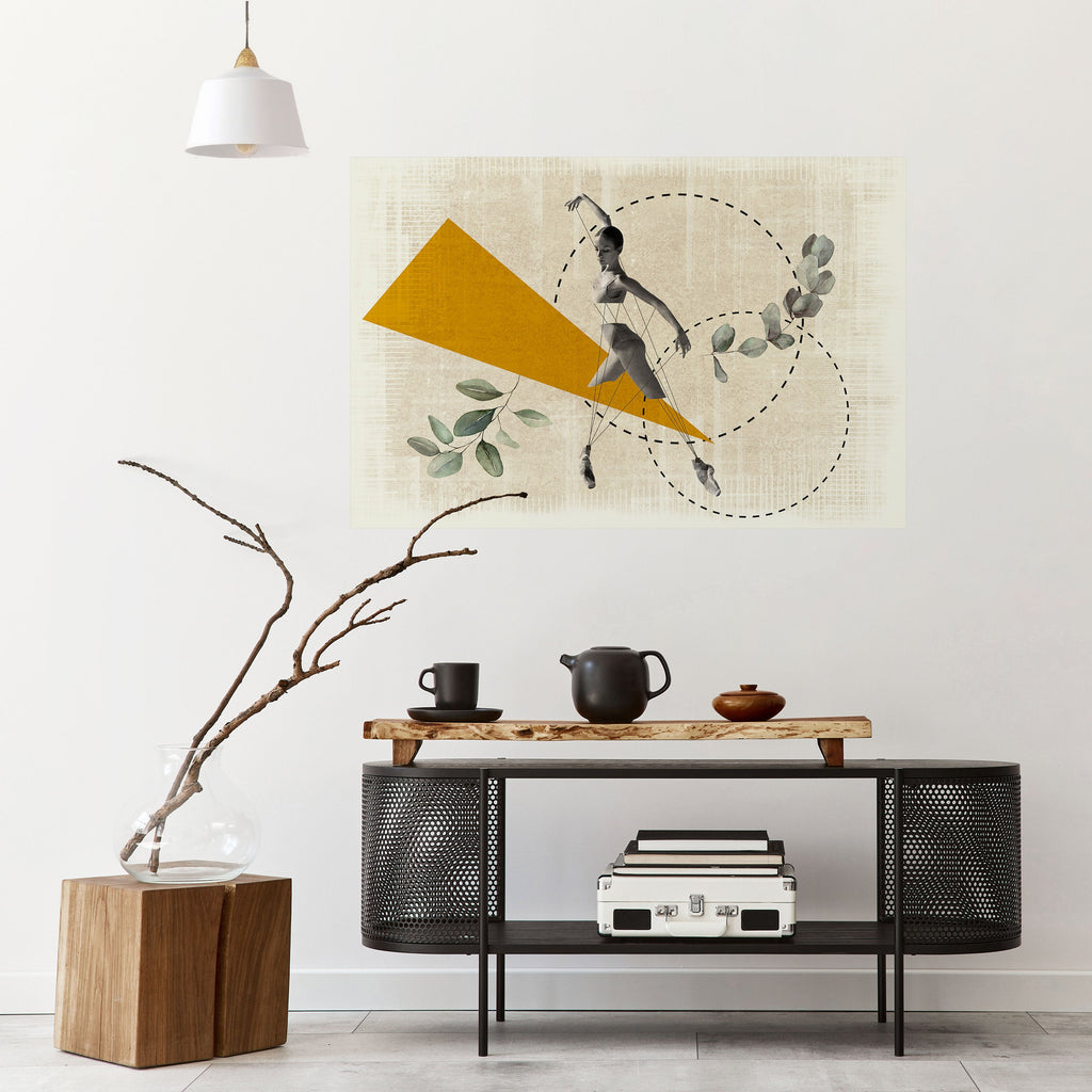 TRIANGLE MOVEMENT Poster Horizontal Autocolante