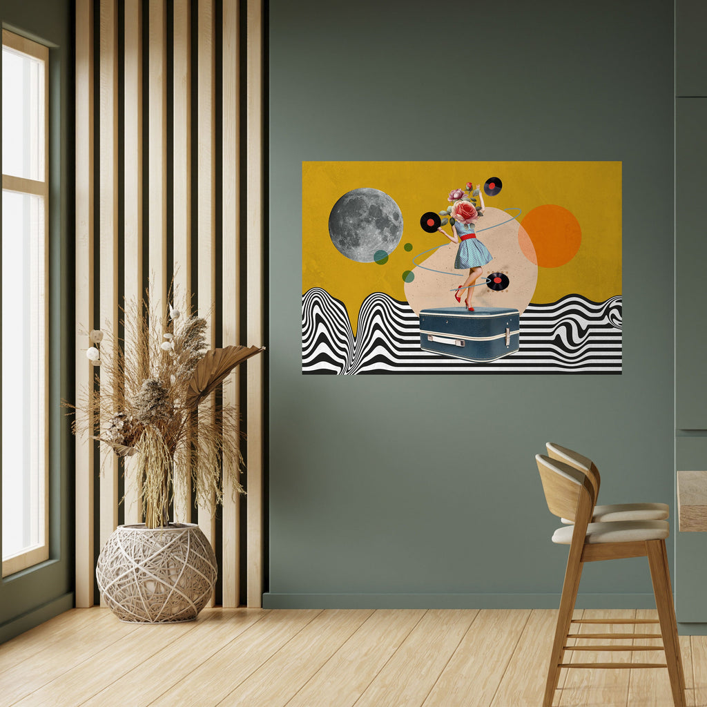 VINYL RETROSPECTION Poster Horizontal Autocolante