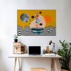 VINYL RETROSPECTION Poster Horizontal Autocolante