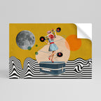 VINYL RETROSPECTION Poster Horizontal Autocolante