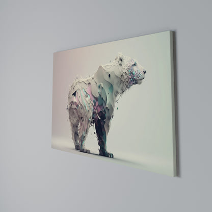 FUTURISTIC BEAR Horizontal Canvas Print
