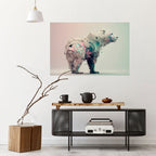 FUTURISTIC BEAR Poster Horizontal Autocolante