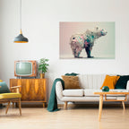 FUTURISTIC BEAR Poster Horizontal Autocolante