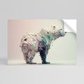 FUTURISTIC BEAR Poster Horizontal Autocolante