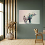 FUTURISTIC BEAR Poster Horizontal Autocolante