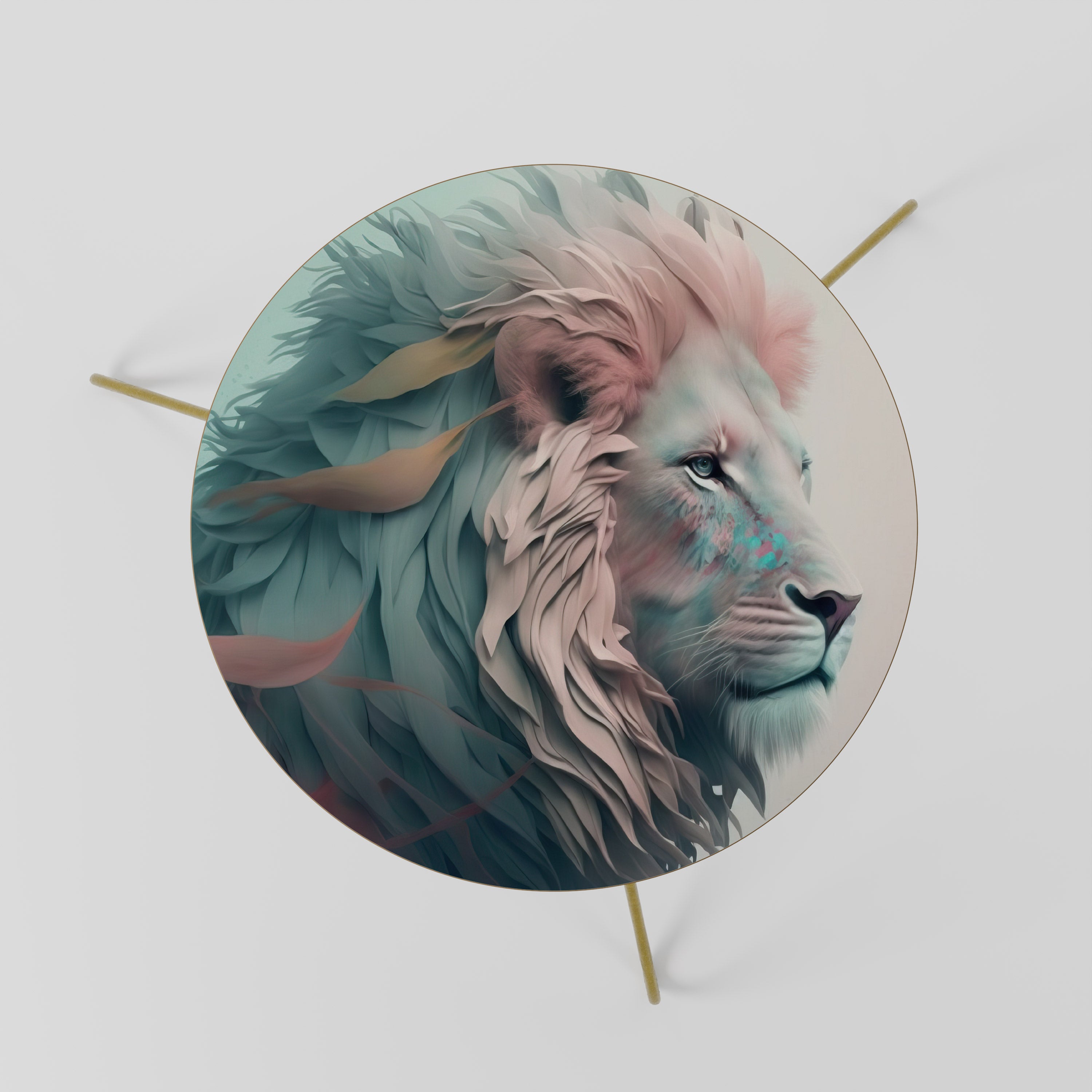 LUMINOUS LION MAJESTY Mesa de Centro 60