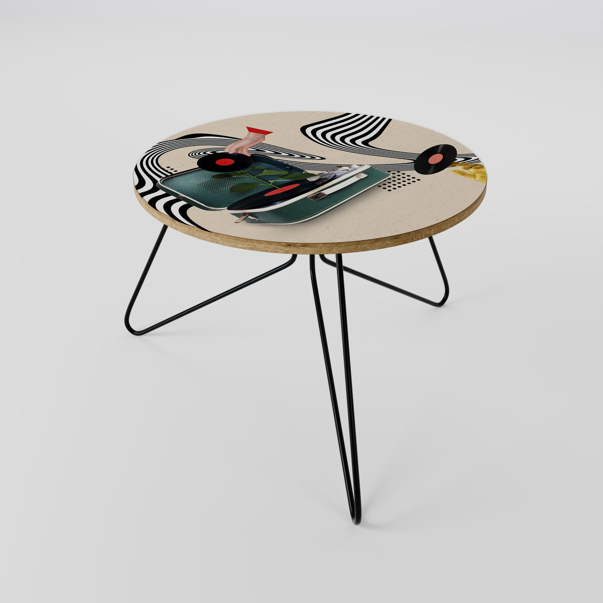 VINYL VARIATION Mesa de Centro