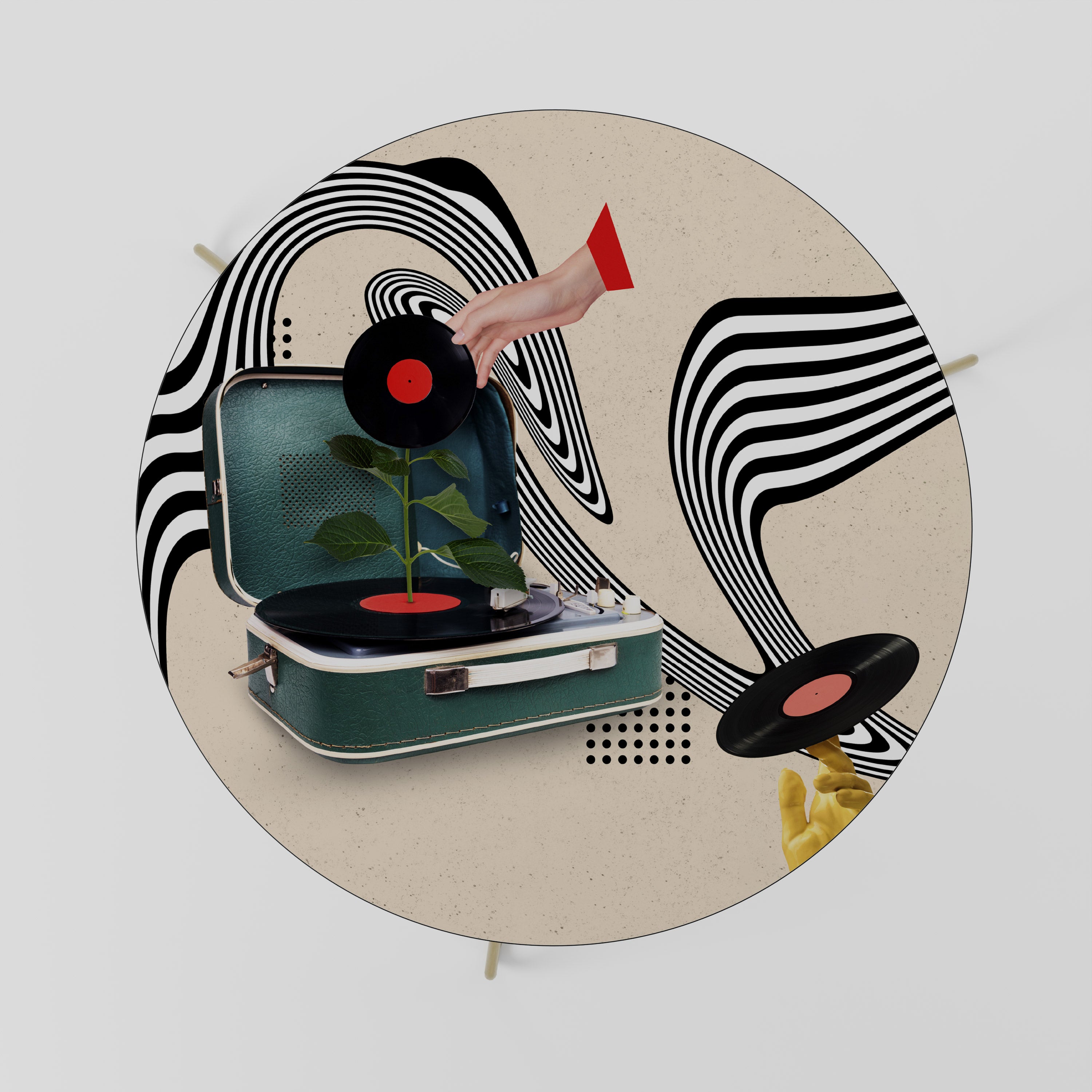 VINYL VARIATION Mesa de Centro 69