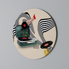 VINYL VARIATION Round Wall Art