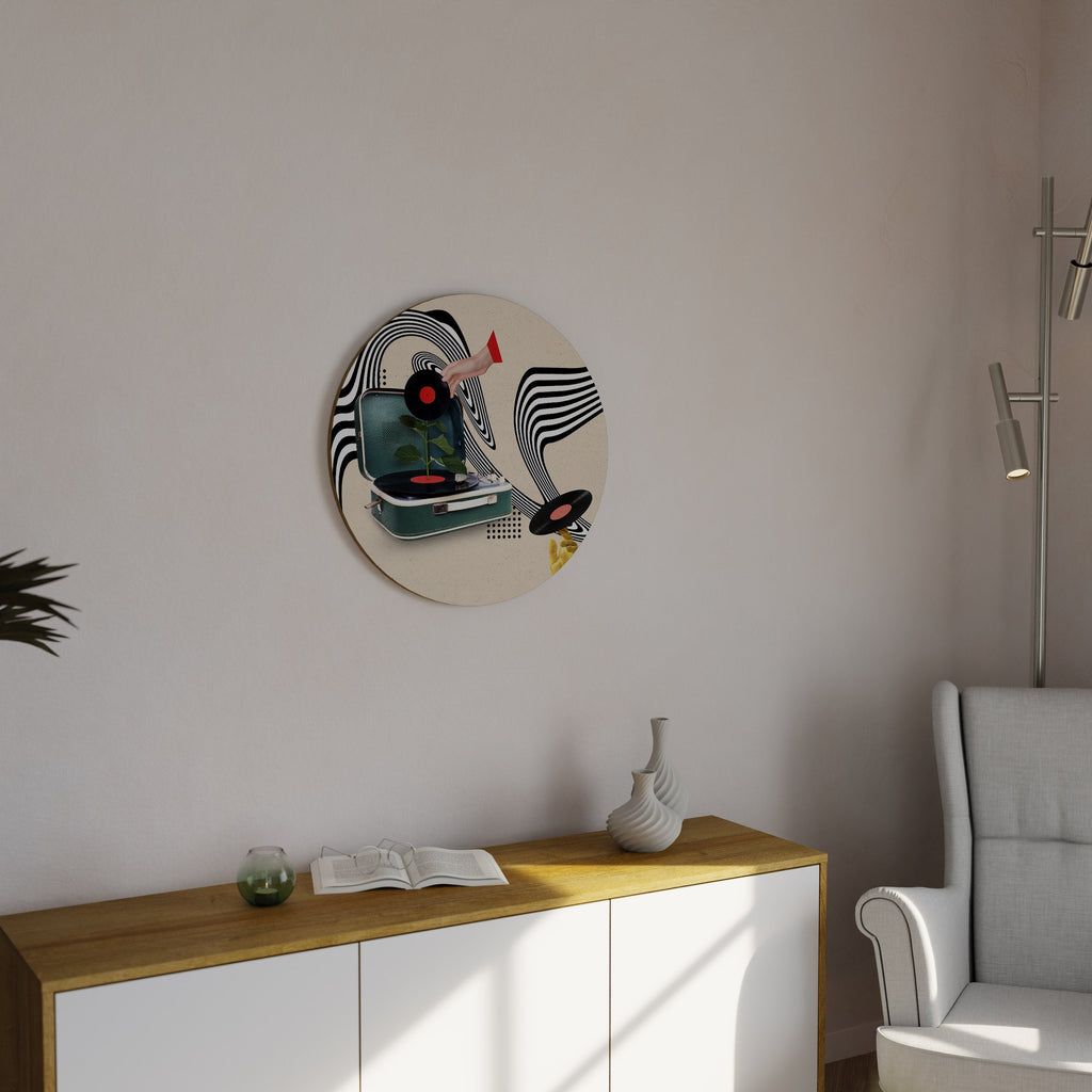 VINYL VARIATION Round Wall Art