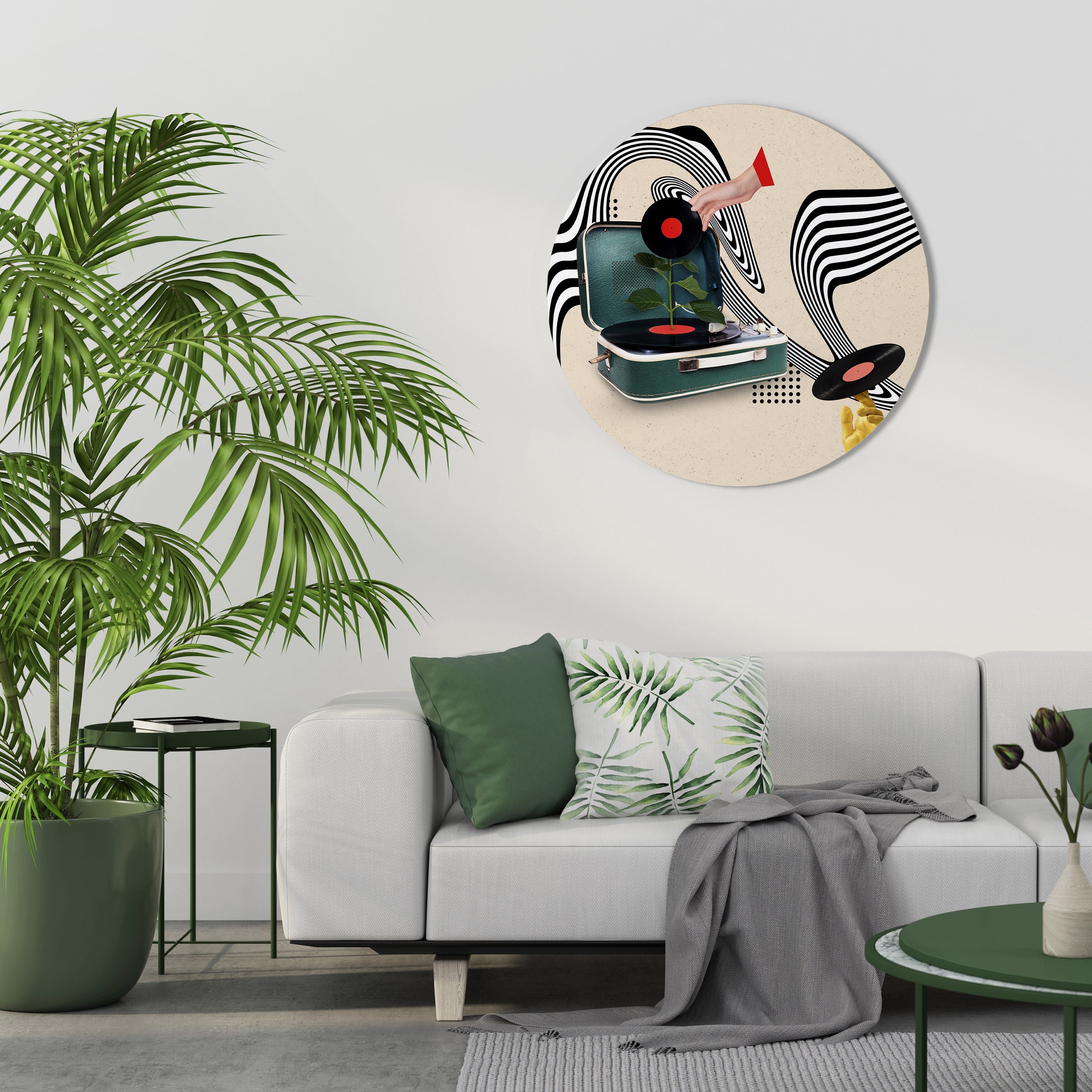 VINYL VARIATION Round Wall Art