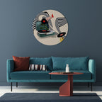 VINYL VARIATION Round Wall Art