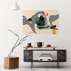 VINYL VARIATION Poster Horizontal Autocolante