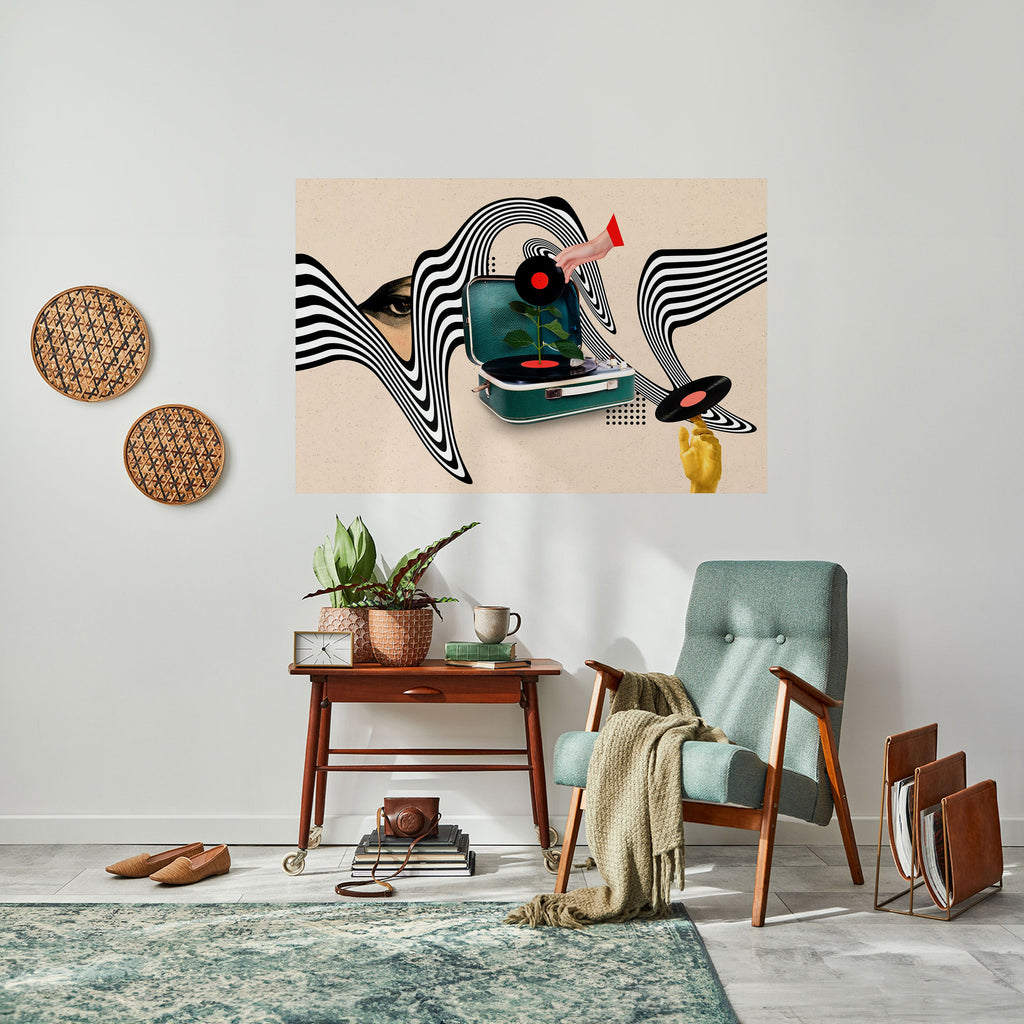 VINYL VARIATION Poster Horizontal Autocolante