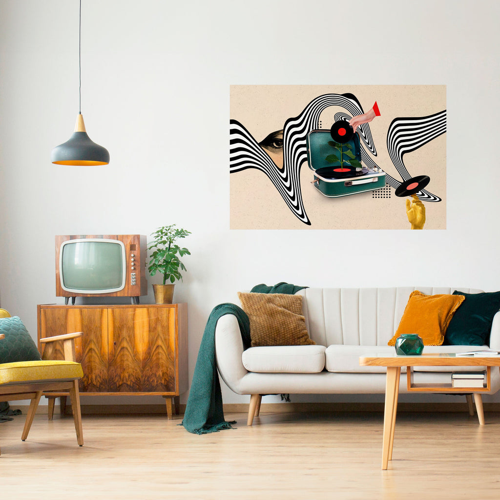 VINYL VARIATION Poster Horizontal Autocolante