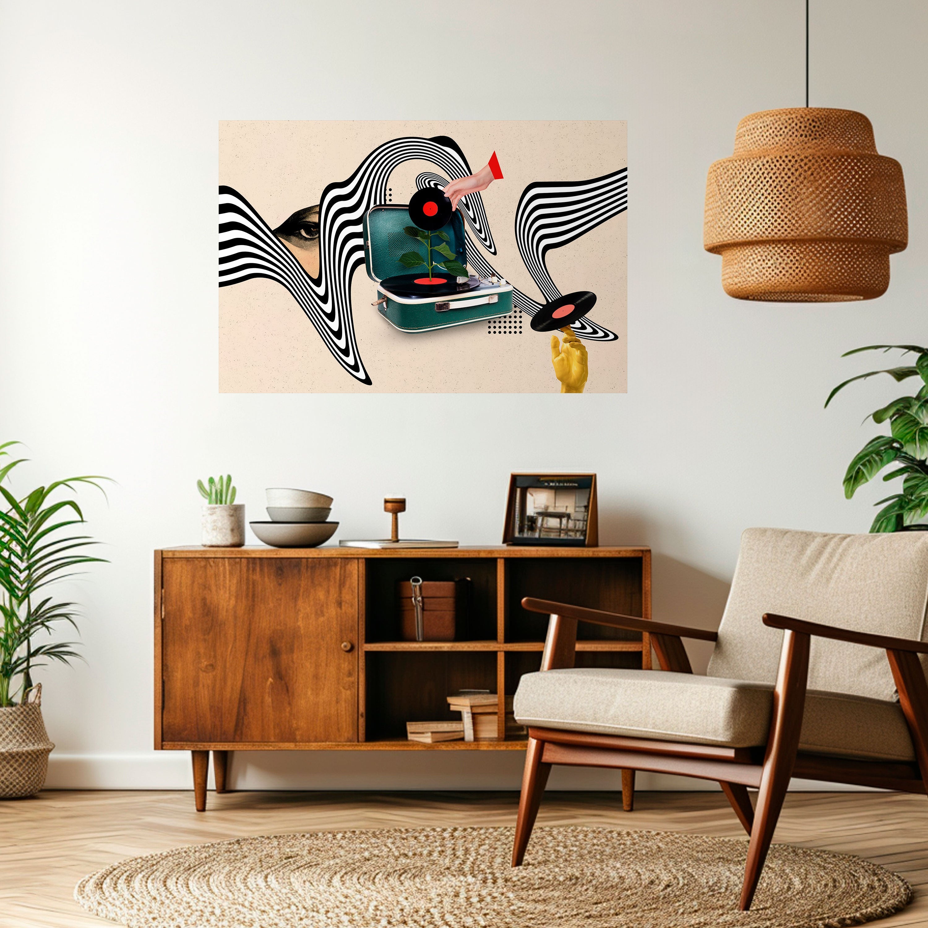 VINYL VARIATION Poster Horizontal Autocolante