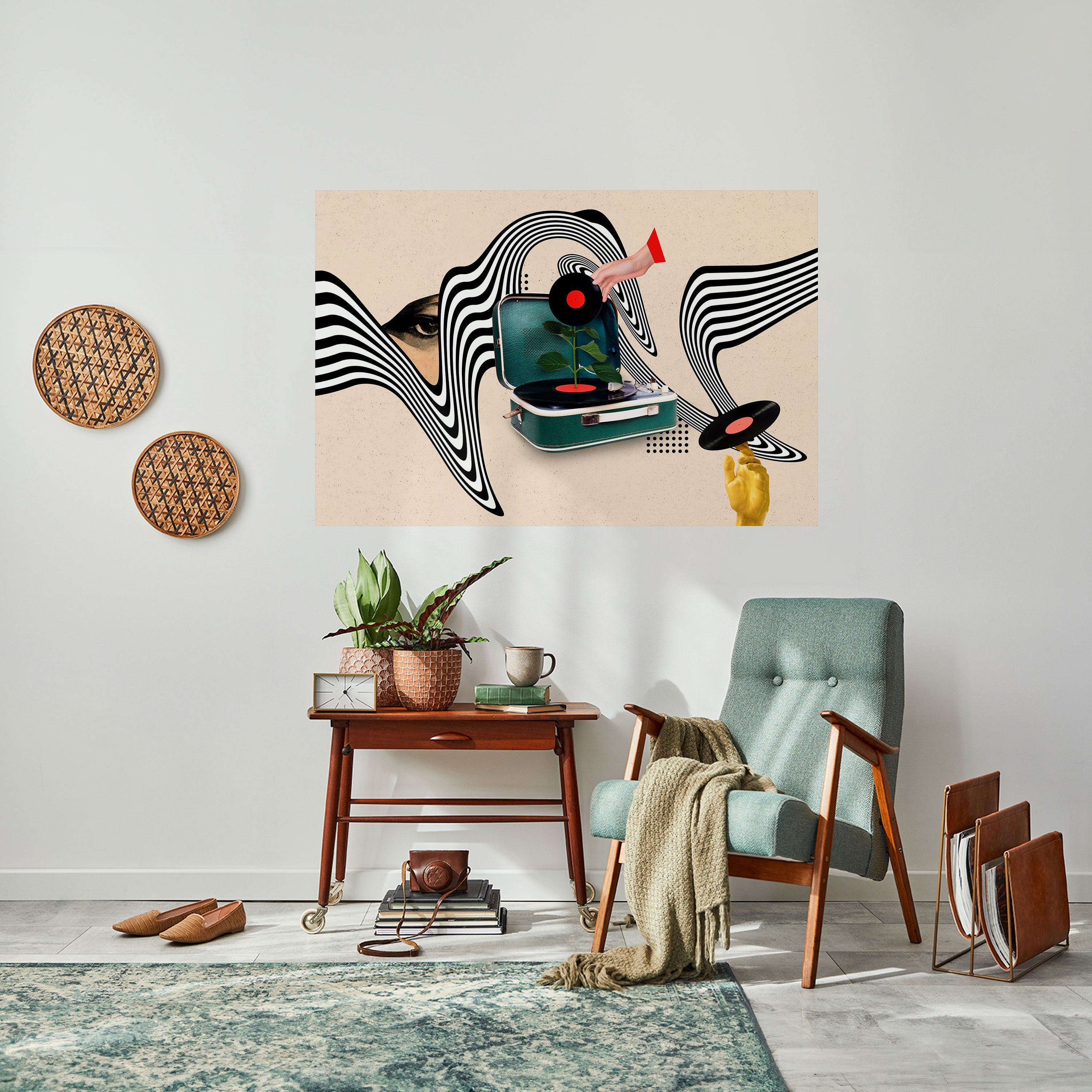 VINYL VARIATION Poster Horizontal Autocolante