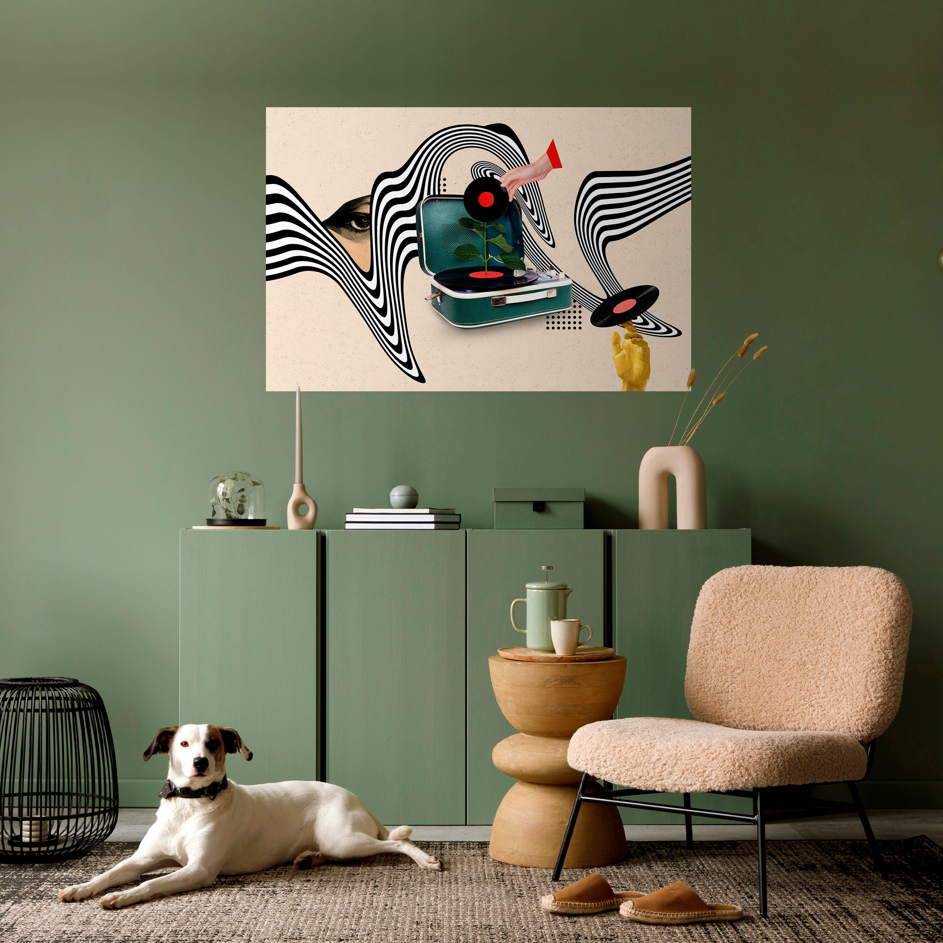 VINYL VARIATION Poster Horizontal Autocolante