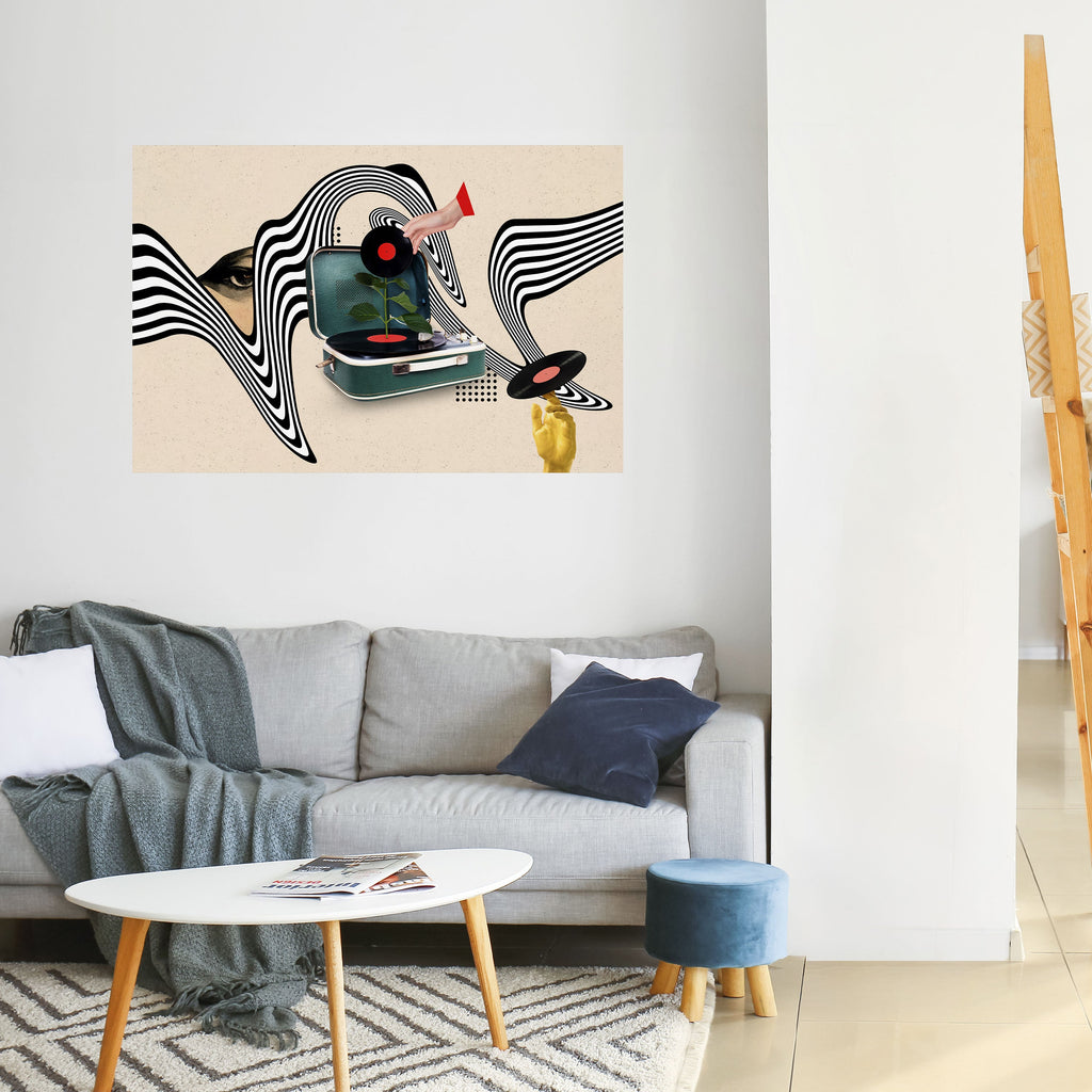 VINYL VARIATION Poster Horizontal Autocolante