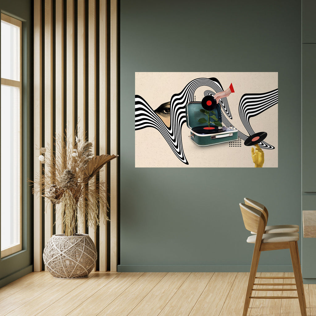 VINYL VARIATION Poster Horizontal Autocolante