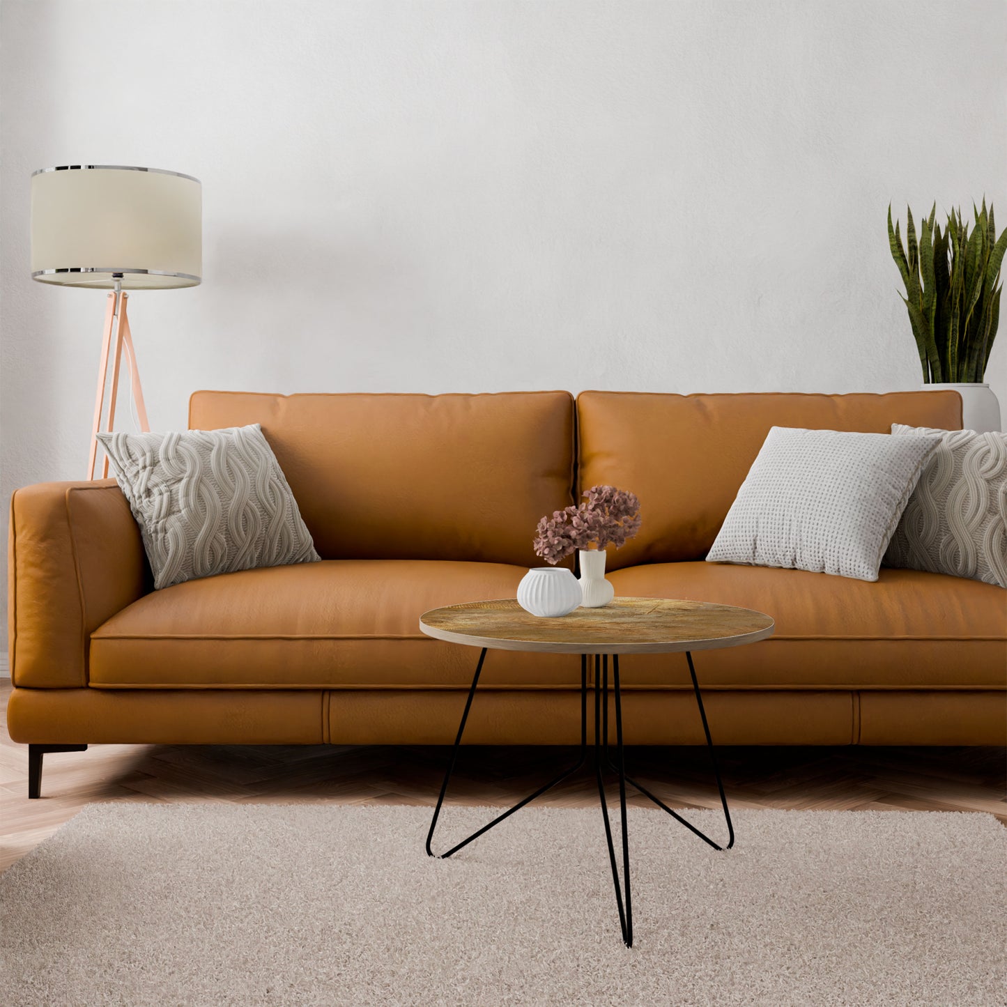 GILDED LEAF CASCADE Coffee Table