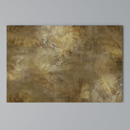 GILDED LEAF CASCADE Horizontal Canvas Print