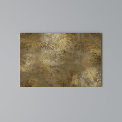 GILDED LEAF CASCADE Horizontal Canvas Print