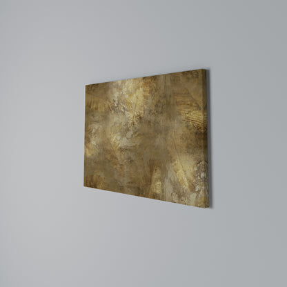 GILDED LEAF CASCADE Horizontal Canvas Print