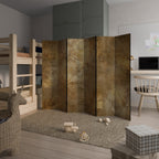 GILDED LEAF CASCADE 6-Panel Room Divider