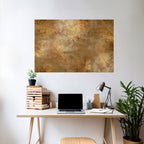 GILDED LEAF CASCADE Poster Horizontal Autocolante