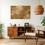 GILDED LEAF CASCADE Poster Horizontal Autocolante