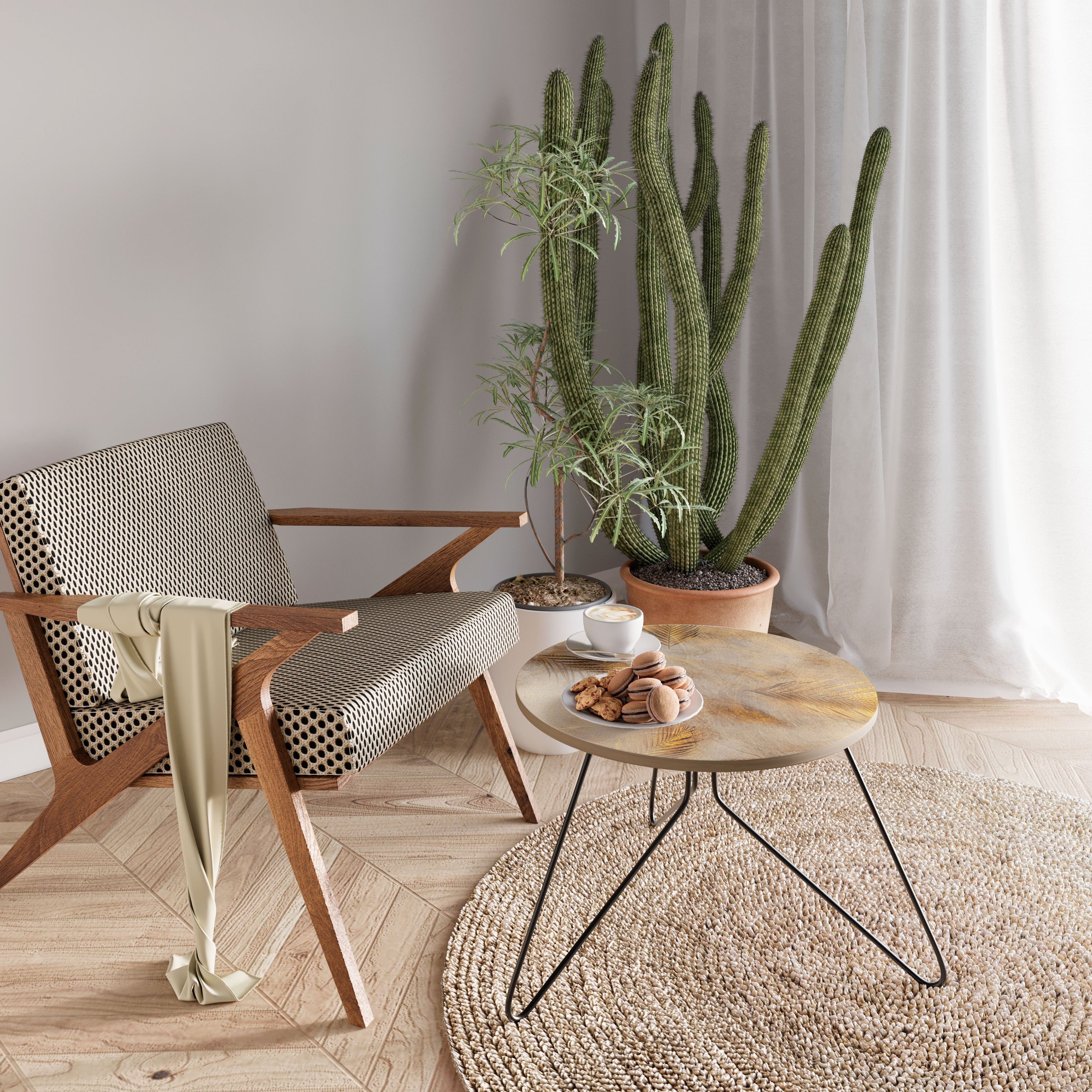 LEAVES OF SPLENDOR Mesa de Centro 60