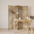 LEAVES OF SPLENDOR Biombo Decorativo de 4 Painéis