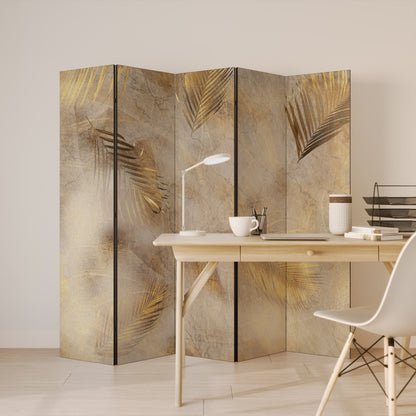 LEAVES OF SPLENDOR 5-Panel Room Divider