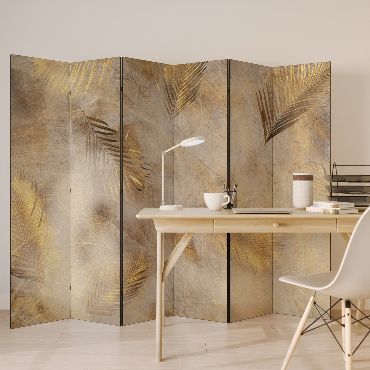 LEAVES OF SPLENDOR 6-Panel Room Divider