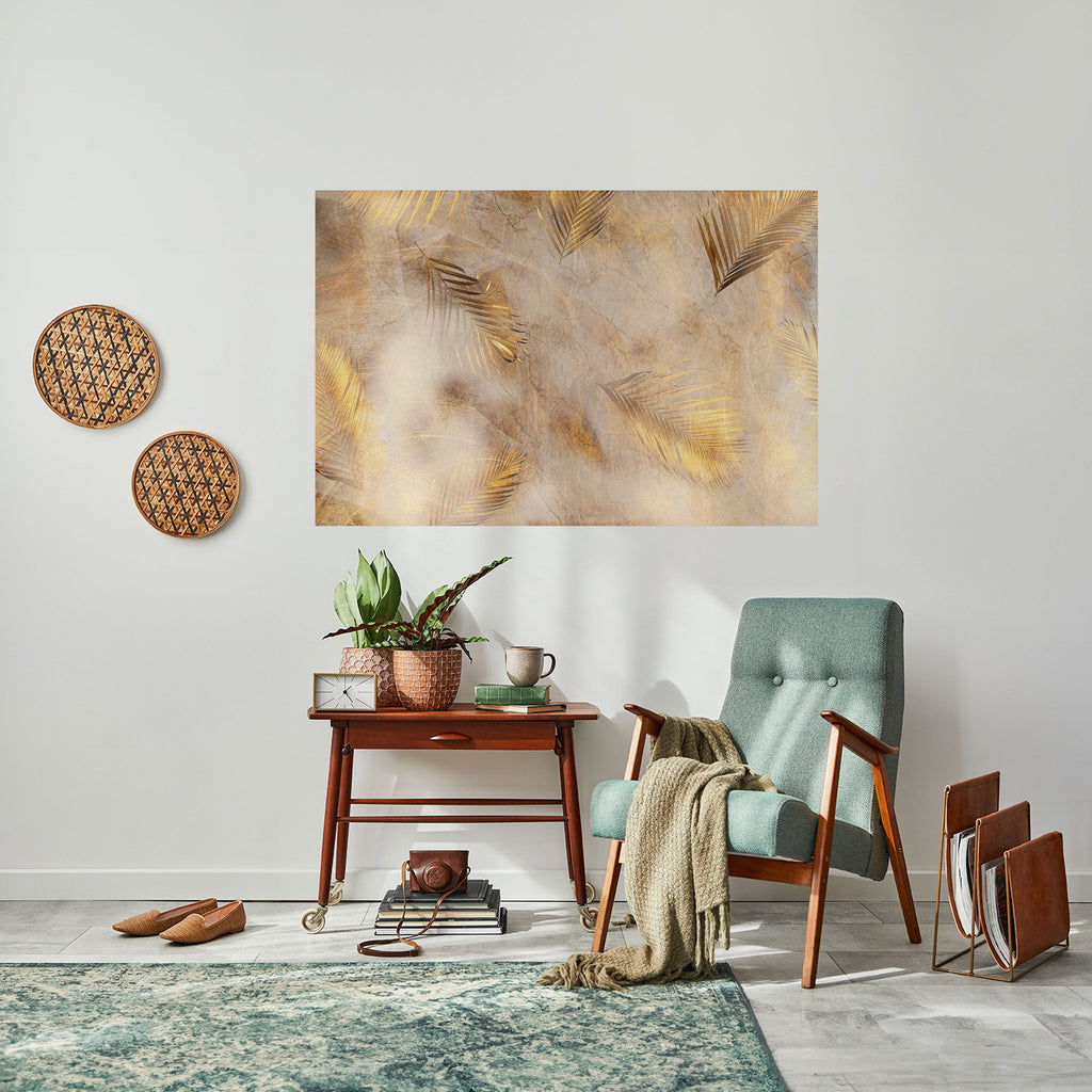 LEAVES OF SPLENDOR Poster Horizontal Autocolante