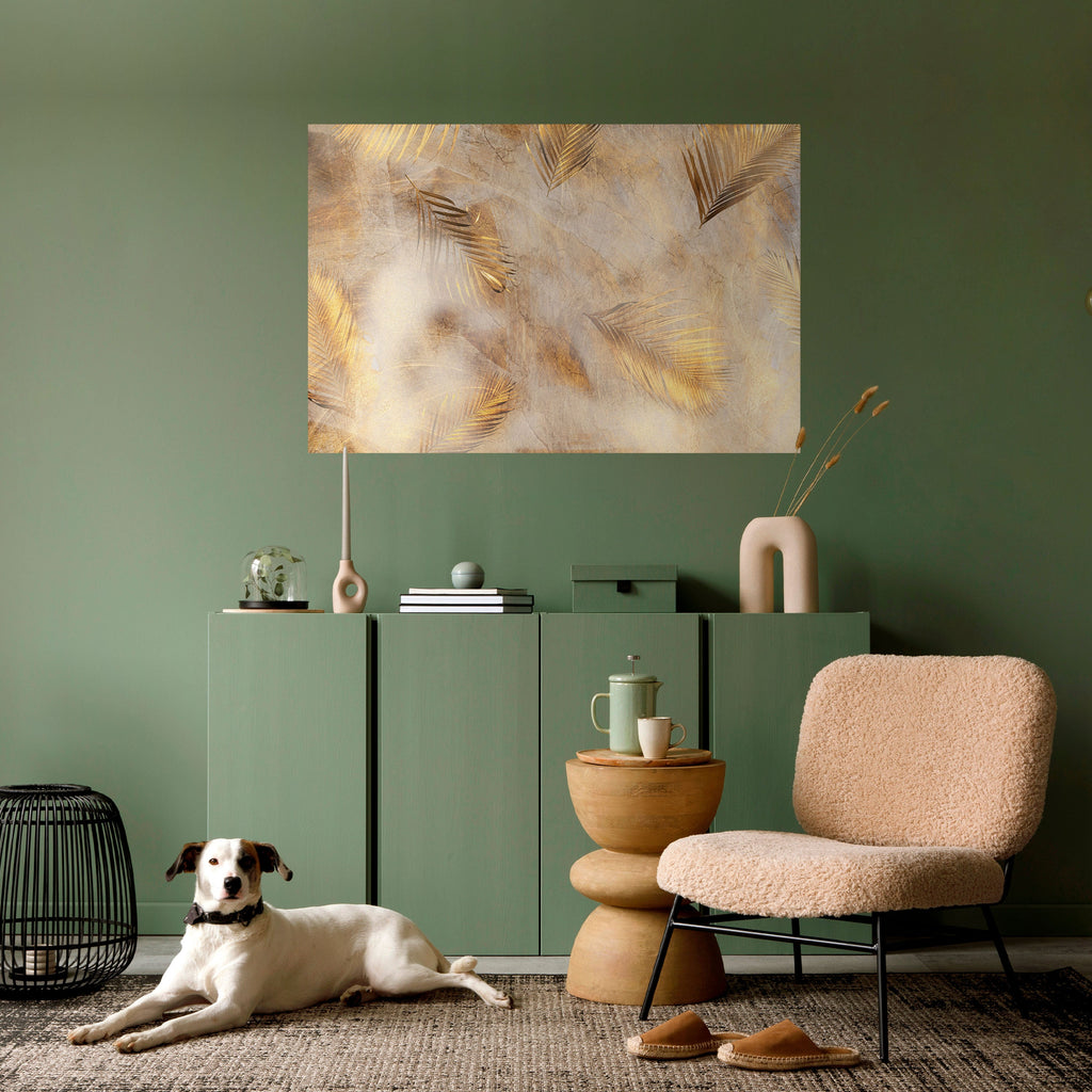 LEAVES OF SPLENDOR Poster Horizontal Autocolante