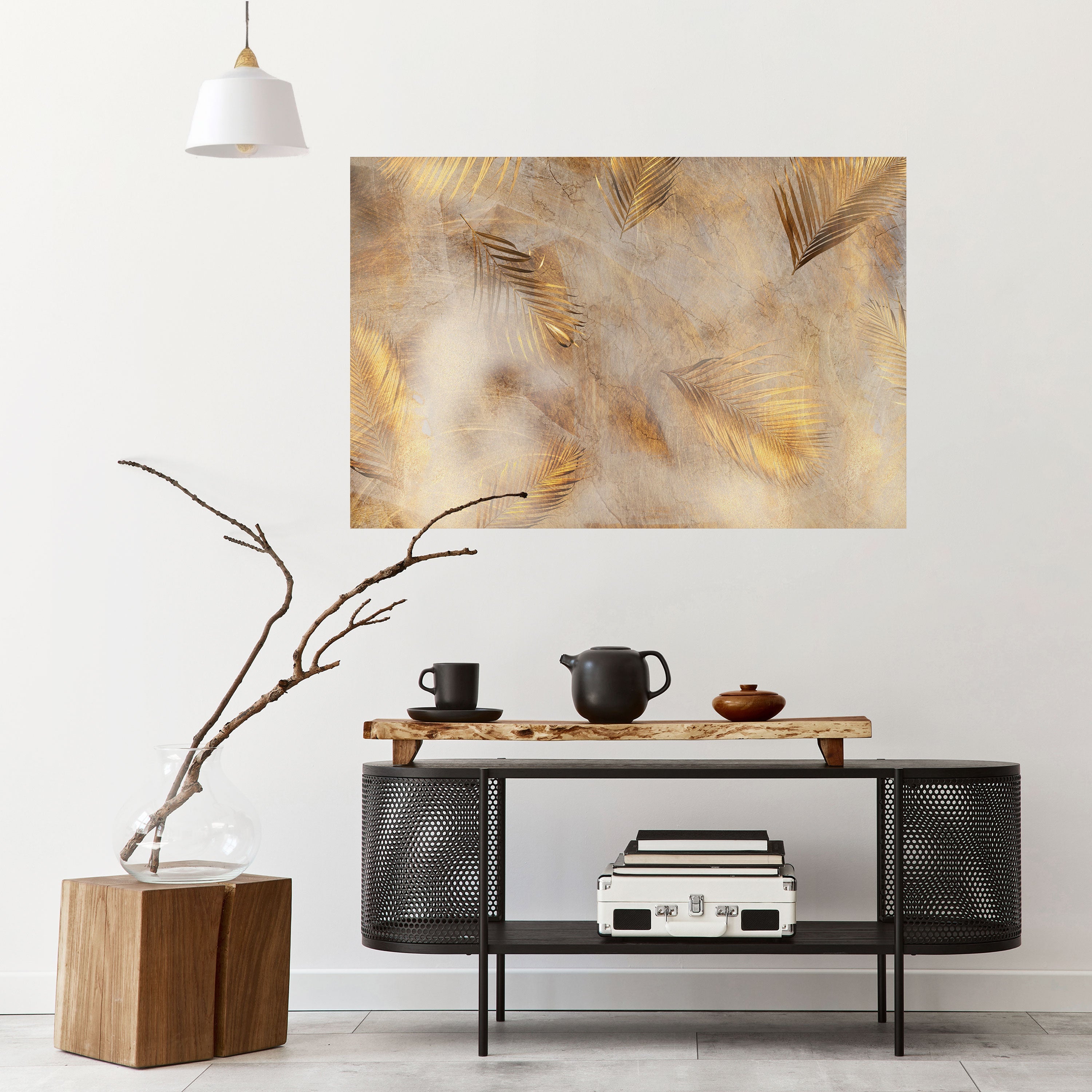 LEAVES OF SPLENDOR Poster Horizontal Autocolante