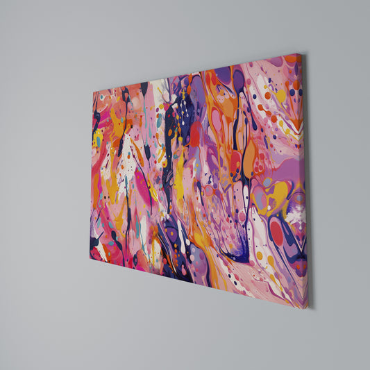 EXPRESSIVE ECHOES Horizontal Canvas Print