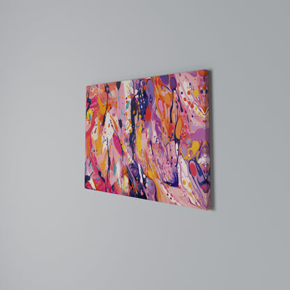 EXPRESSIVE ECHOES Horizontal Canvas Print