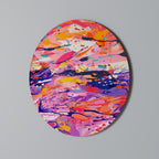 EXPRESSIVE ECHOES Quadro Redondo Decorativo