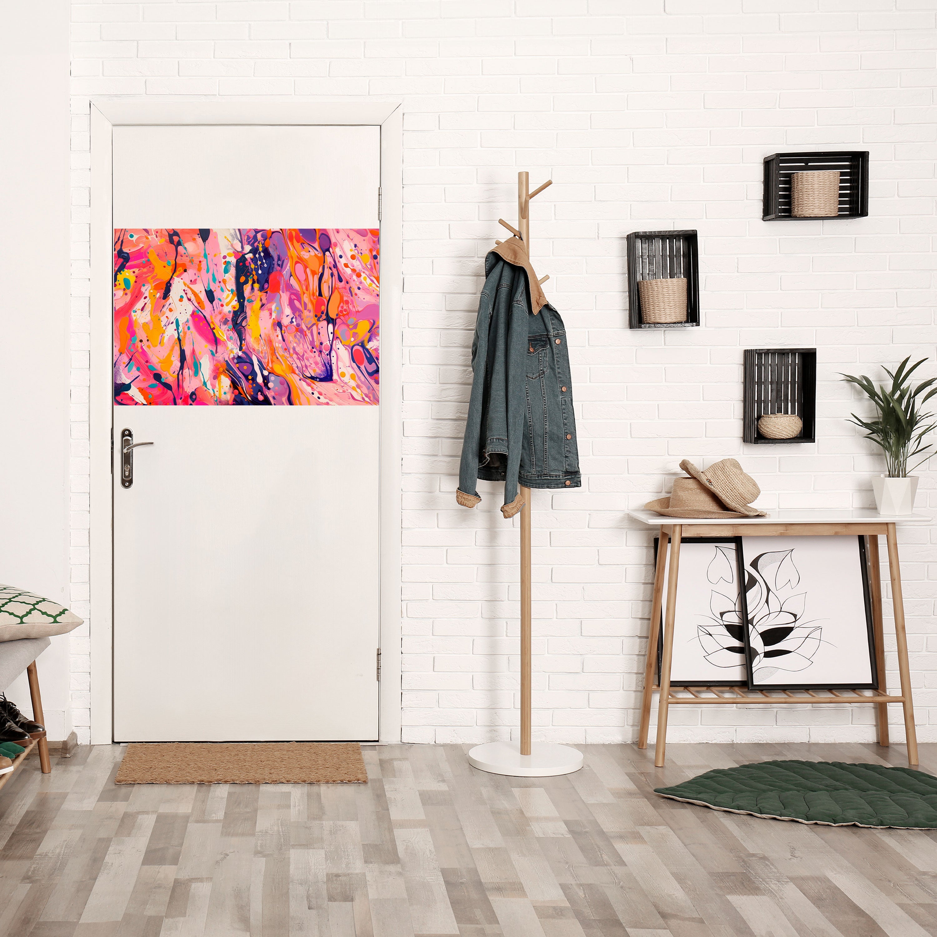 EXPRESSIVE ECHOES Poster Horizontal Autocolante