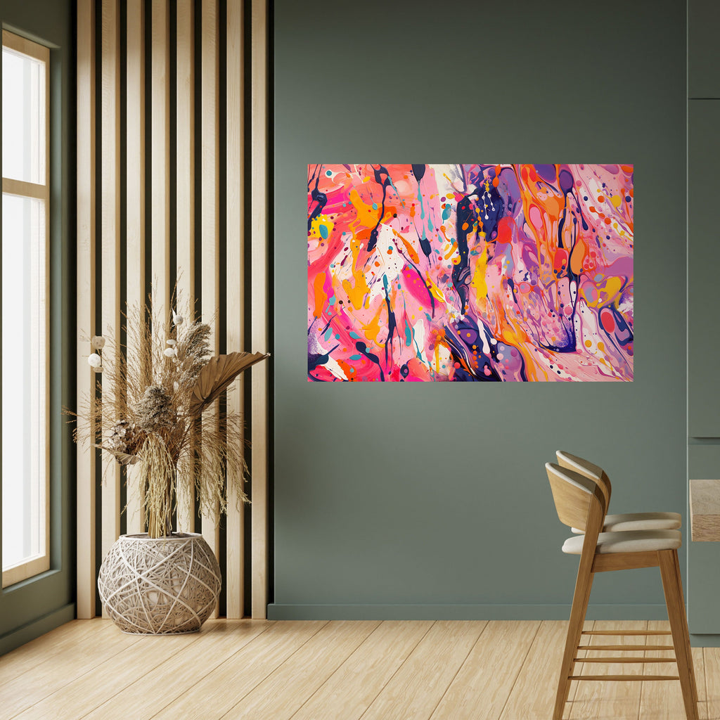 EXPRESSIVE ECHOES Poster Horizontal Autocolante