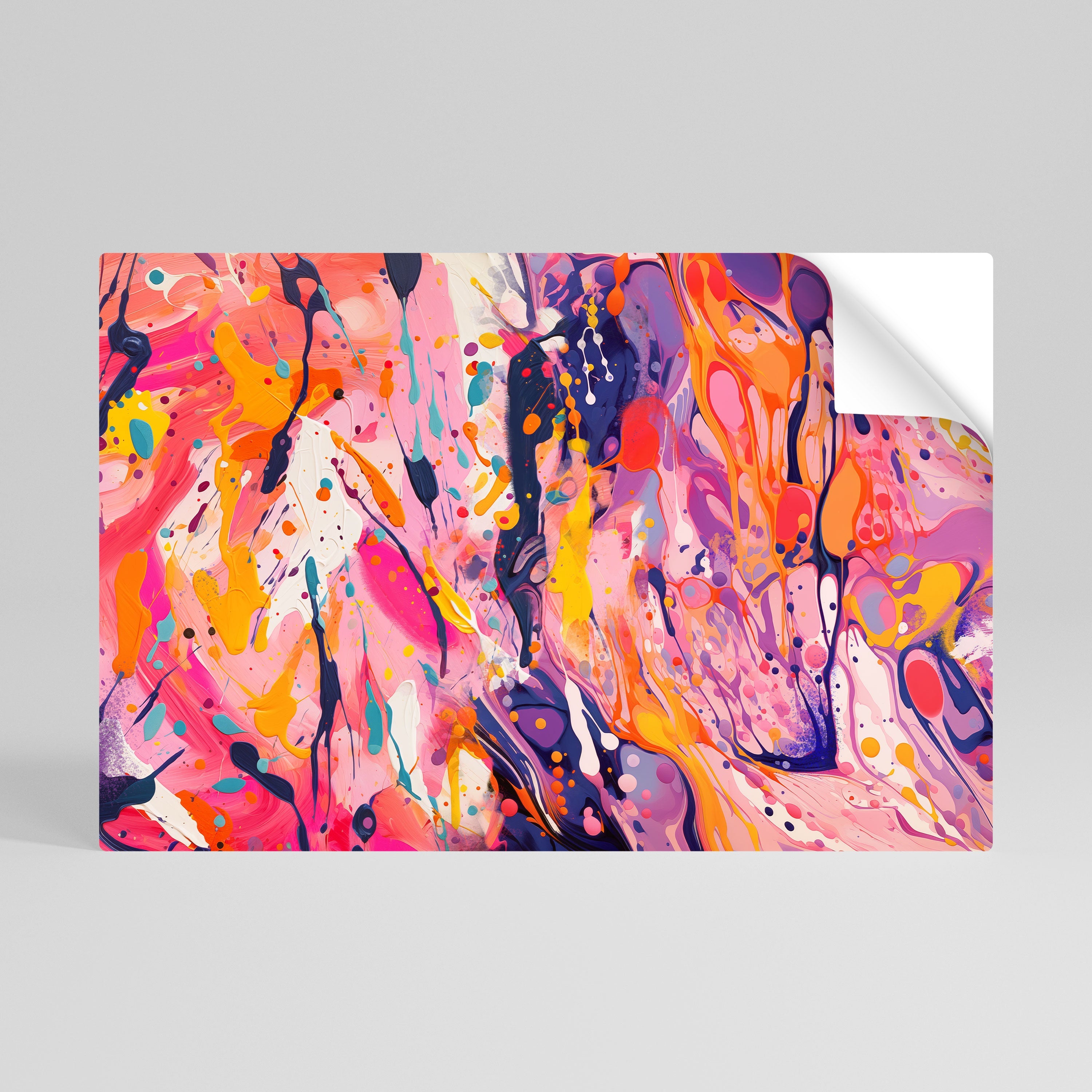 EXPRESSIVE ECHOES Poster Horizontal Autocolante