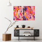 EXPRESSIVE ECHOES Poster Horizontal Autocolante